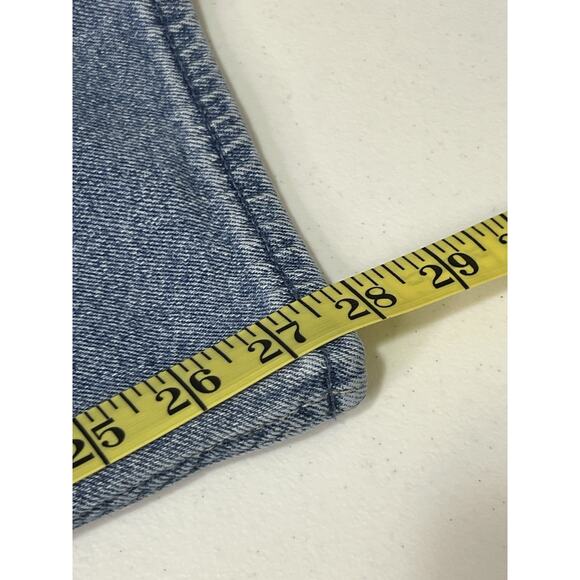 Hollister Ultra High-Rise Mom Jean Light Wash Size 21 L (W35-L29) Rhinestones - Picture 8 of 9